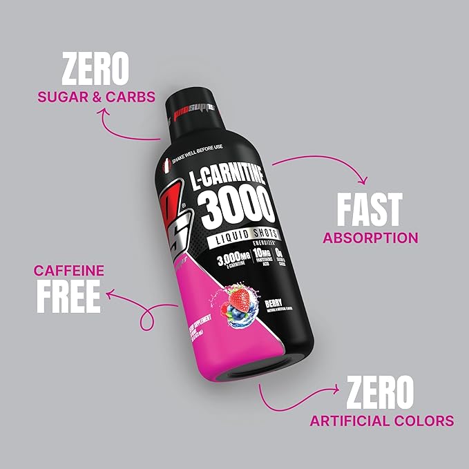 PROSUPPS Thermo Fat Burning Thermogenic Powder Spicy Rita and 3000 L-Carnitine Berry - Weight Management and Pre Workout - Energy Mood Appetite Control -