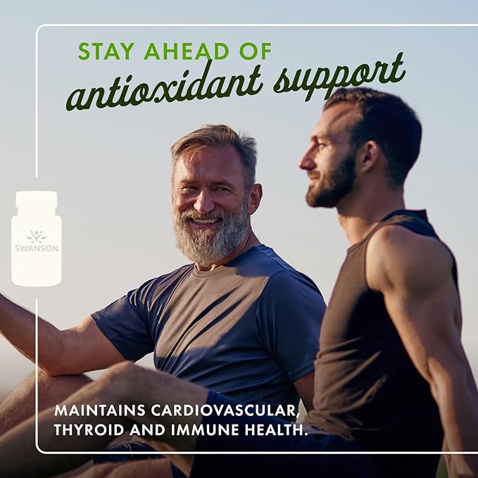 Swanson Selenium (L-Selenomethionine) - Herbal Supplement Promoting Heart Health &amp Prostate Health - May Support Immune System &amp Thyroid Health - (300 Capsules 100mcg Each) (2 Pack)