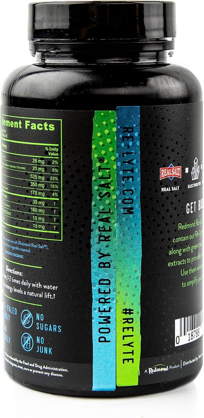 REDMOND Re-Lyte Energy Boost Capsules 120 Count