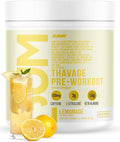 RAW Pre Workout Powder Thavage (Lemonade) - Chris Bumstead Sports Nutrition Supplement for Men &amp Women - Cbum Pre Workout for Working Out Hydration Mental Focus &amp Energy - 40 Servings