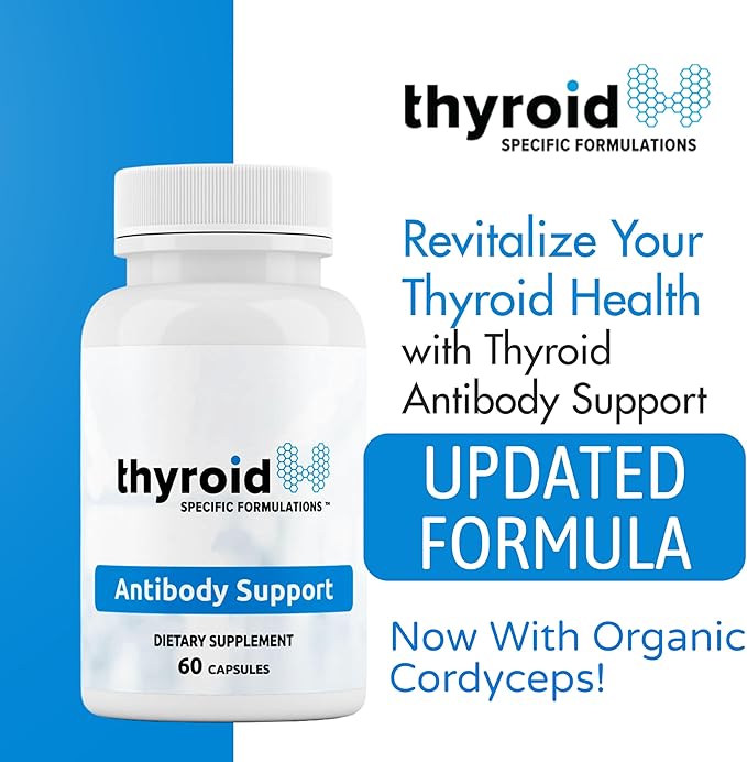 Antibody Support - Thyroid Antibody Support Combines Nigella Black Cumin Seed Selenium and Inositol to Help Lower Thyroid Antibodies and Thyroid Cells