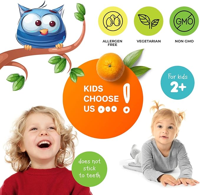 DR. MORITZ Kids Multivitamin Gummies - with Kids Vitamins A C D E B6 B12 Zinc and More - Complete Daily Support - Vegetarian and Non-GMO 2 Pack (120 Count)