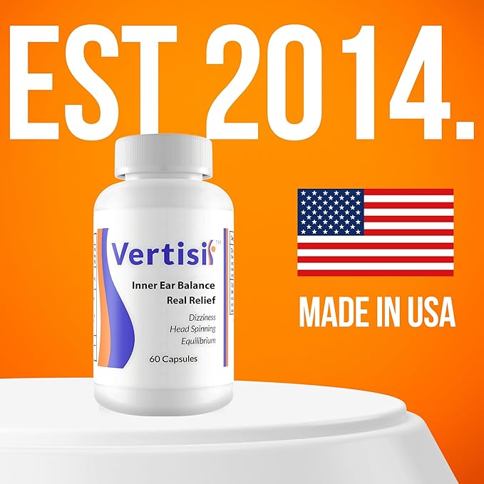 Eradicate Vertigo with Vertisil Real Medicine (60 Capsules) 2 Bottle by Scientific Health