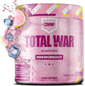 REDCON1 Total War Pre Workout - Beta Alanine + Citrulline Malate Keto Friendly Preworkout for Men &amp Women with 320mg of Caffeine - Fast Acting - Pink Lemonade (30 Servings)
