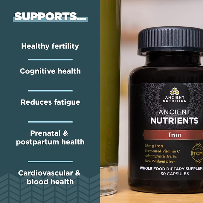 ANCIENT NUTRITION Iron 30 CT