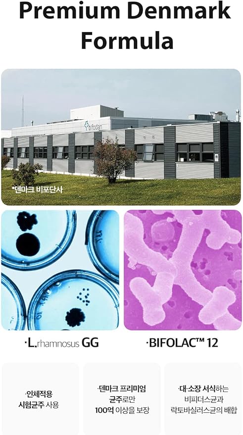 Bifolacto 100 Premium Denmark Probiotics 44.2 Billion Probiotics with Prebiotics (Synbiotics) Zero Calories Zero Sugar Non Dairy. Travel Friendly Easily Melts on Your Tongue
