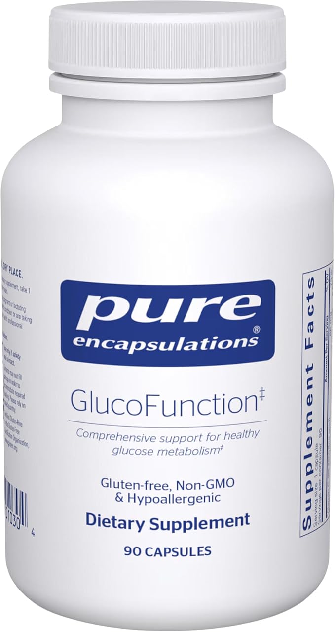 Pure Encapsulations GlucoFunction | Comprehensive Support for Healthy Carbohydrate Metabolism | 90 Capsules