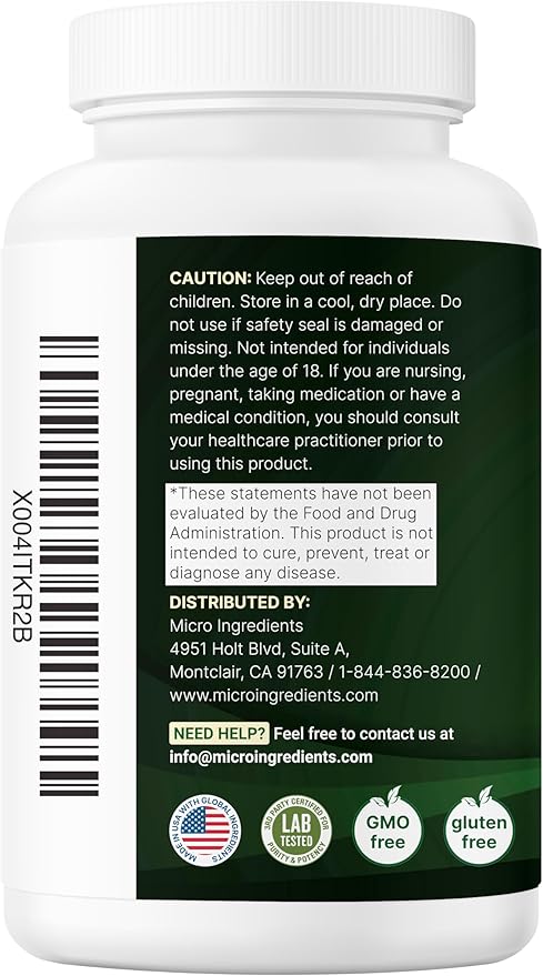 Micro Ingredients NAD+ 500mg with Resveratrol 240 Veggie Capsules | 2-in-1 NAD Supplement for Women &amp Men | NMN Pathway Alternative | Non-GMO Gluten Free