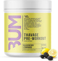 RAW Preworkout Powder Thavage - Chris Bumstead Sports Nutrition Supplement for Men &amp Women - Cbum Pre Workout for Working Out Hydration Mental Focus &amp Energy - 40 Servings
