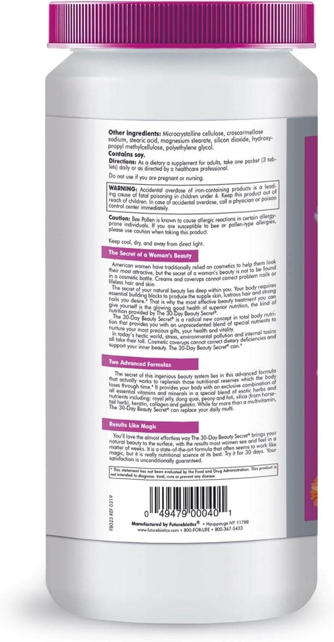 Futurebiotics 30 Day Beauty Secret 30-Count