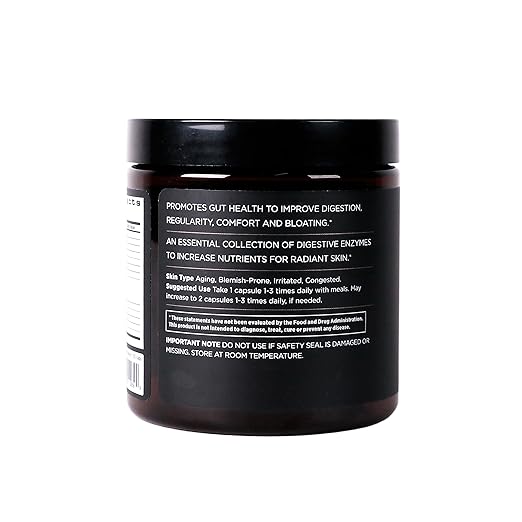 OSMOSIS Skincare Digestive Support Enzyme Supplement 100 Count