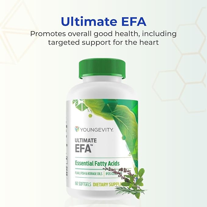 Youngevity Ultimate EFA - 60 Soft GELS 4 Pack