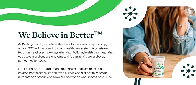 Seeking Health DAO Enzyme - Formerly Histamine Digest DAO Enzyme Supplement for Histamine Food Intolerance Supports Digestive Health Upset Stomach (90 Capsules)*