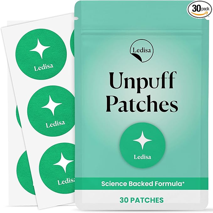 Unpuff Patches | with Dandelion &amp Ginger | for Bloating Water Retention &amp Digestion | 30 Days Supply