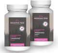 Mountain Peak Nutritionals Permeable Gut &amp Digestive Support Combo Pack - Gut Lining &amp Gastrointestinal Health - Enzymes Probiotics &amp Nutritional Support - 90 Vegetarian Capsules Each