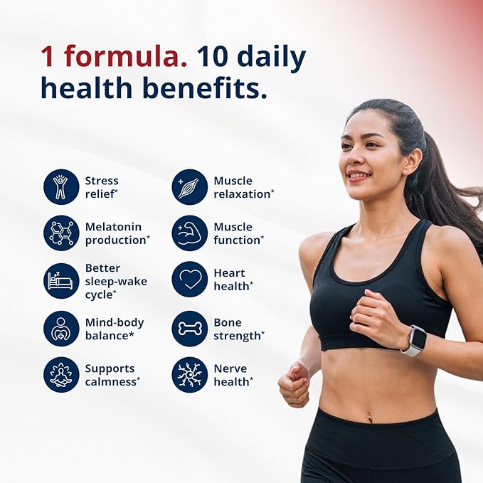 Metagenics Magnesium Glycinate - Highly Absorbable Magnesium Supplement for Sleep Stress Relief &amp Muscle Relaxation* - Supports Bone Heart &amp Nerve Health* - Non-GMO Gluten-Free - 120 Tablet