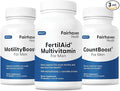 Fairhaven Health FertilAid for Men MotilityBoost and Countboost Combo | Fertility Supplements for Men | Male Fertility Supplement with Conception for him Prenatal Vitamin