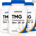 Nutricost TMG 750mg 120 Capsules (3 Bottles)
