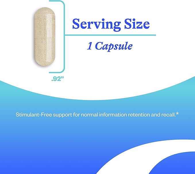 Seeking Health Optimal Focus Stimulant-Free and Caffeine-Free Nootropic Support for Memory and Focus with Choline DHA from Algae American Ginseng Vegan and Vegetarian (60 Capsules)