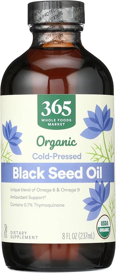 Whole Foods Market Organic Black Seed Oil 8 Fl Oz