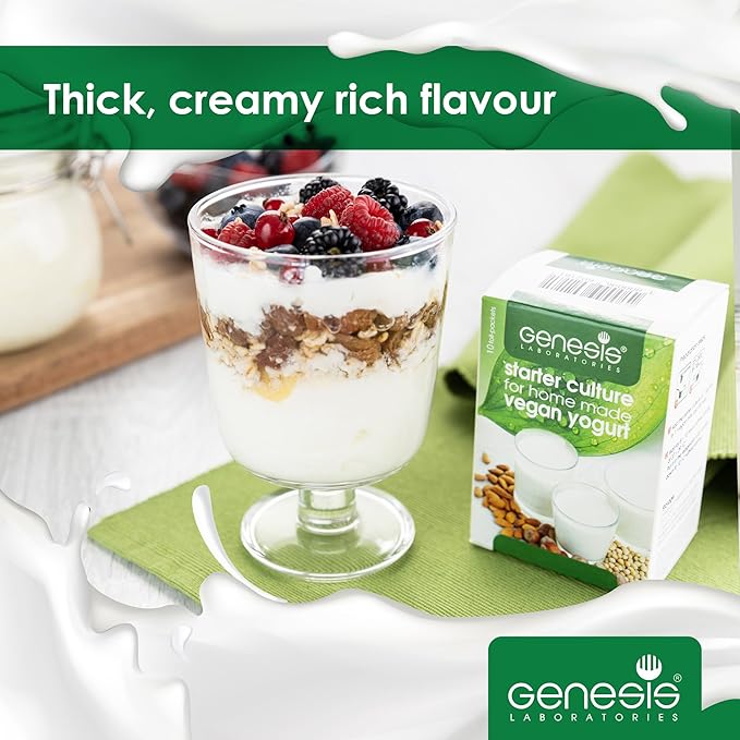 Genesis Vegan Starter Culture for Vegan Home Made Yogurt 10l.