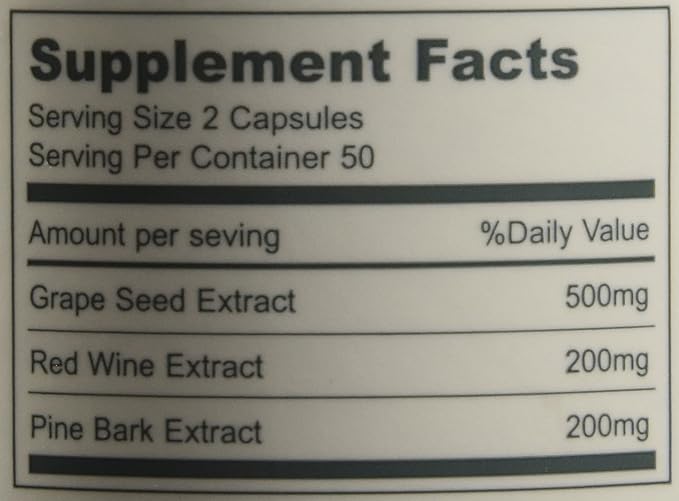 Super OPC Plus (Grape Seed Red Wine and Pine Bark Extract)