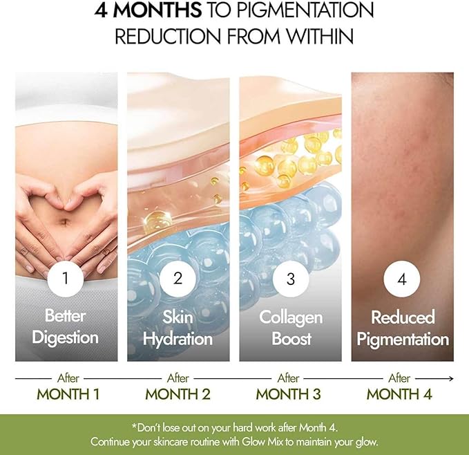 Skin Glow Mix | Ayurvedic Skin Supplement Collagen Powder | Skincare for Glowing &amp Healthy Skin (30 Sachets)