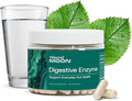 Innerspace Flora Premium Digestive Enzymes for Men and Women - 12 Enzymes for Digestion &amp Senna Leaf Extract - Supports Gut Health Digestion Supplement Nutrient Absorption - 90 Capsules