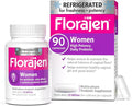 Florajen Women's Vaginal Probiotics Provides Gut Health &amp Constipation Relief for Adults and Bloating Relief for Women 90 Capsules (3 Packs of 30) (Refrigerated)