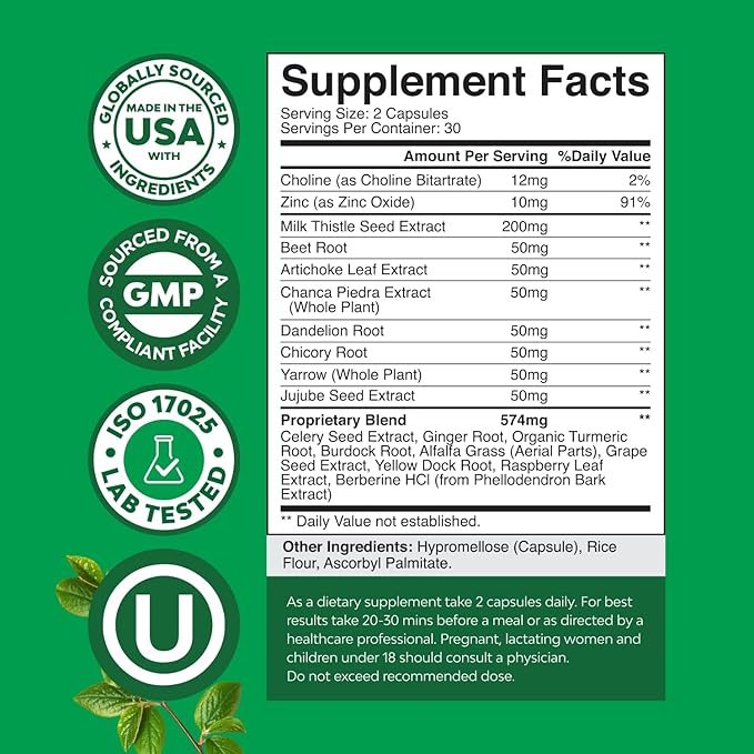 Bundle of Milk Thistle Liver Support Supplement and White Kidney Bean Energy Booster - Herbal Liver Supplement with Silymarin Milk Thistle - Natural Energy Pills and White Bean Extract Supplements