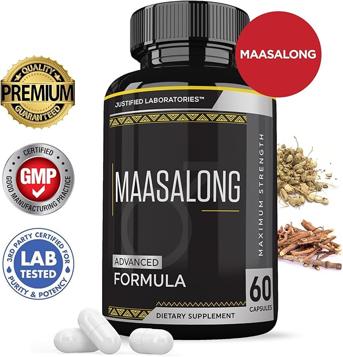 Justified Laboratories Maasalong Advanced Men's Health Masalong Formula 60 Capsules