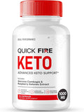 Quick Fire Keto Capsules QuickFire Advanced Formula Supplement Pills - Maximum Strength Quick Fire Health and Wellness Capsules All Natural Keto Pills QuickFire Keto Reviews (60 Capsules)