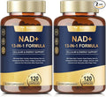 Totaria (2 Packs) NAD Supplement for Women Men with nicotinamide riboside resveratrolQuercetin Betaine Boost NAD+ Levels NAD Plus Supplement for Anti Aging Energy Immune Focus 120 Capsules
