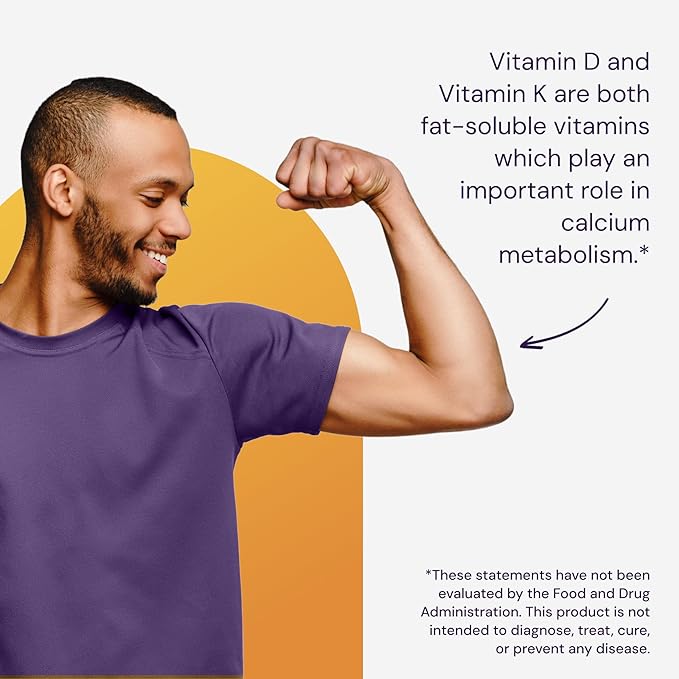 Healthy Origins Vitamin D3 2000 IU (50 mcg) &amp Vitamin K2 200 mcg (MK-7) 180 Liquid Softgels - High Potency Synergy for Calcium Absorption