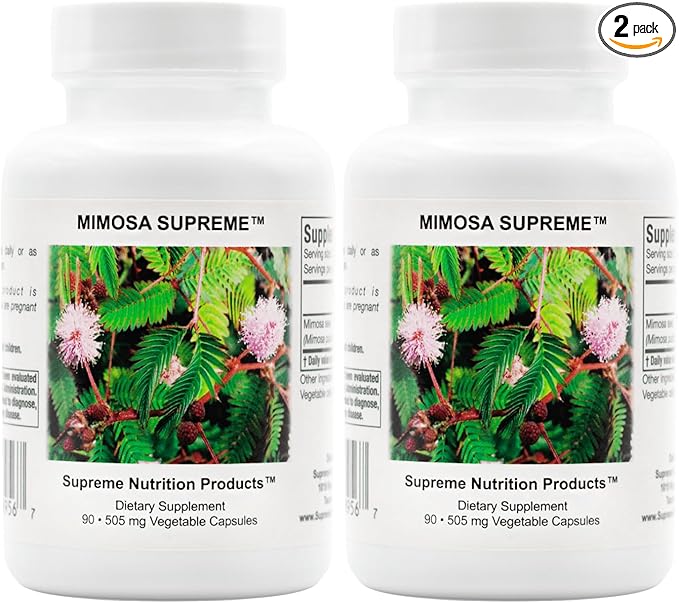 Supreme Nutrition Mimosa Supreme 90 Pure Mimosa Pudica Seed Capsules (Pack of 2)