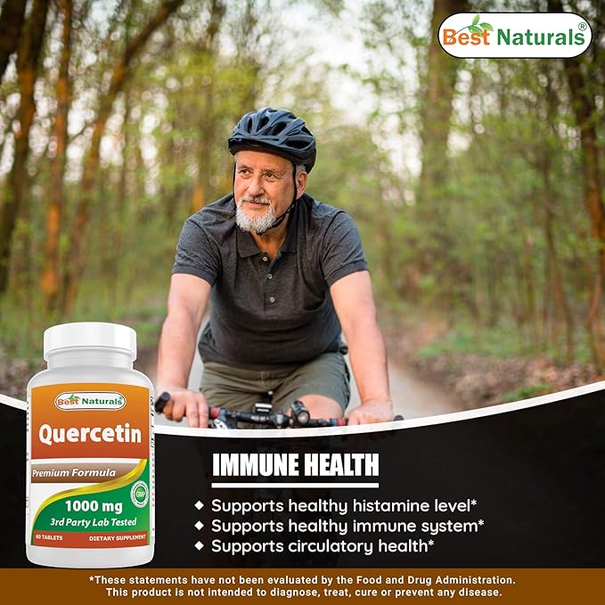 Best Naturals Bromelain 500 mg &amp Quercetin 1000 mg