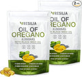 Softgels with Black Seed Oil 6000mg – Organic Oregano Oil Capsules for Immune &amp Digestive Support – Non-GMO Gluten-Free Softgels - 120 Count (Pack of 2)