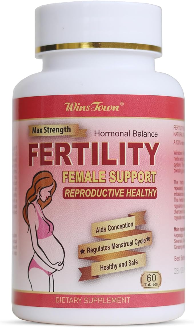 Fertility Tablets for Women Female Prenatal Vitamin Supplements Support Ovulation &amp Conception 60 Tablets