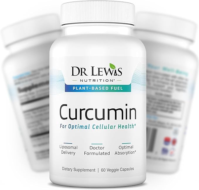 Liposomal Turmeric Extract 95% Tetrahydrocurcuminoids Curcumin Supplement with Glucosamine Chondroitin Phosphatidylcholine Sunflower Lecithin for Joint Support &amp Immune Health - 60 Vegan Capsule