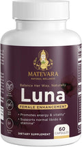 Luna Women's Vitality Supplement | Energy &amp Wellness Support Capsules | 60 Count