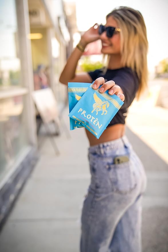 Protein Gummies by PROTĒN 20g Protein 90 Calories On-The-Go Snackable Nutrition
