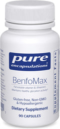 Pure Encapsulations BenfoMax 90's - 200 mg Benfotiamine - Vitamin B1 Thiamin Supplement - Supports Heart &amp Metabolism Health - Vegan &amp Non-GMO - 90 Capsules