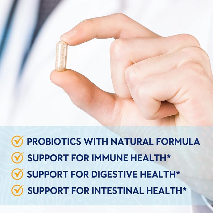 Probiotics for Women &amp Men 120 Billion CFU with 36 Probiotic Strains for Digestive Health and Gut Health Delayed Release Capsules Stomach Acid Resistant No Need for Refrigeration 60 Capsules