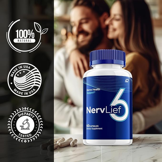 Nervlief 6 Capsules – Nervlief 6 Advanced Supplement Natural Blend Reviews (2 Pack - 120 Capsules)