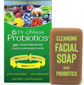 Dr. Ohhira's Probiotics Original Formula 60 Capsules with Bonus Beauty Bar Soap Travel Size 20g - No Refrigeration Supplement for Women and Men 13 Probiotic Strains