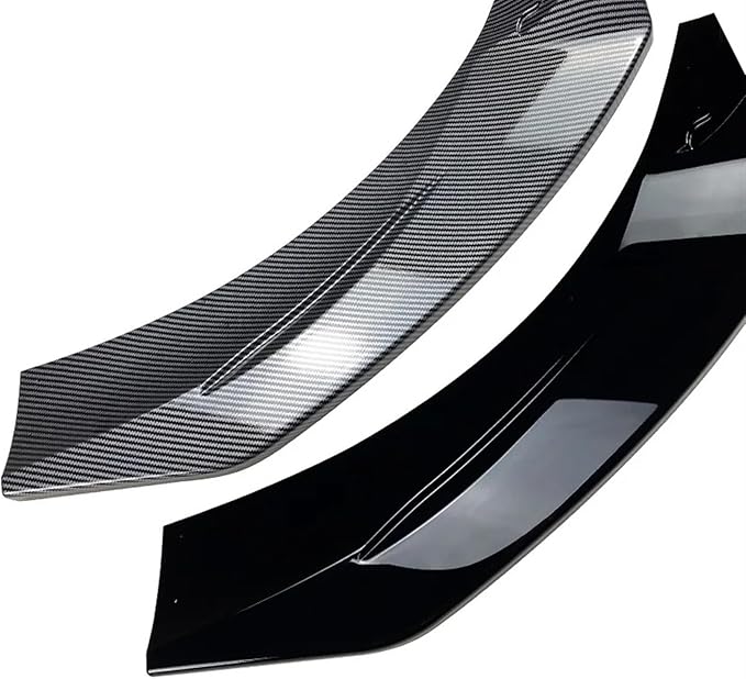 Car Front Bumper Lip Compatible for Mercedes CLA Class C118 CLA45 AMG 2019-2023 Spoiler Splitter Body Kits Diffuser Canard Lip(Color:Carbon Look)