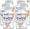 Research Verified CoQ10-100% Pure Extra Strength 300mg CoQ10 – Improved Absorption and Bioavailability with Bioperine - Boost Antioxidant Levels Improve Cardiovascular Health 360 Vegan Capsules