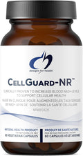 Designs for Health CellGuard-NR - NAD+ Supplement - Nicotinamide Riboside Chloride with Resveratrol + Pterostilbene to Support Cellular Repair &amp Healthy Aging (60 Vegan Capsules)