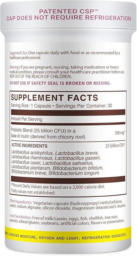 Probiotics for Women Vaginal Probiotic Promotes PH Balance UT Health 25 Billion CFU Once Daily Womens Supplement Kosher 30 Capsules (30 Capsules)