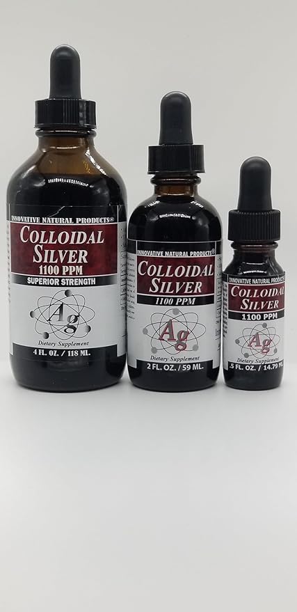 Colloidal Silver 1100 PPM (4 oz) by Innovative Natural Products